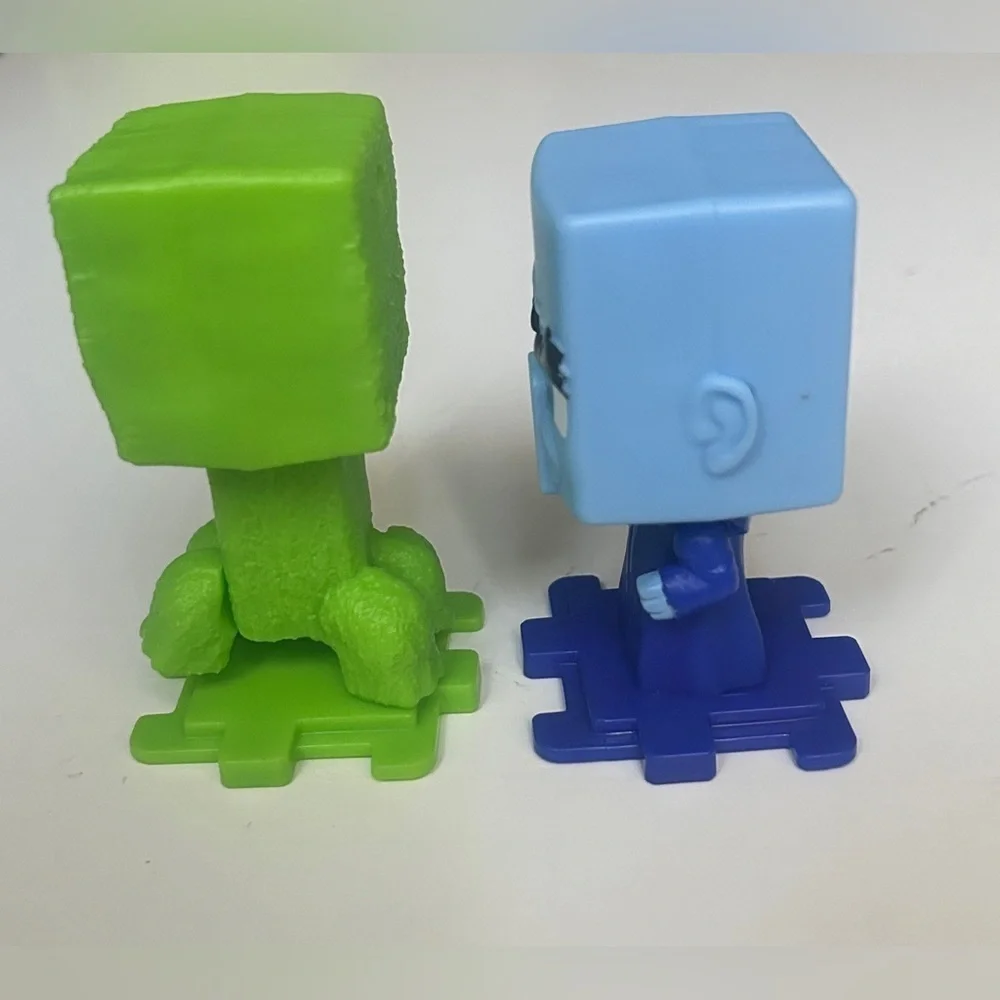 McDonald's Minecraft Creeper & Evoker Figure Toys